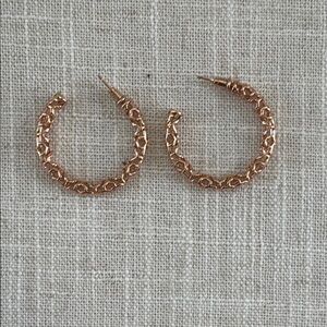 Kendra Scott Rose Gold Hoop Earrings